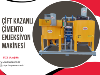 çift kazanlı çimento enjeksiyon makinesi